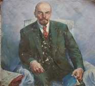 Портрет Ленина  128-120 холст, масло