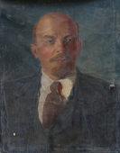 Портрет В.И. Ленина 160-125 холст, масло