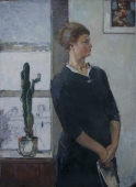 Портрет проф. Шутовой  Н.Т. 136-99 холст, масло 1967г.