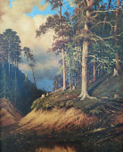 Сосновый лес 50-40 см., холст, масло 1998 год