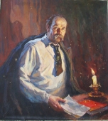 Портрет Т.Г. Шевченка 125-115 см. холст, масло 1961г 