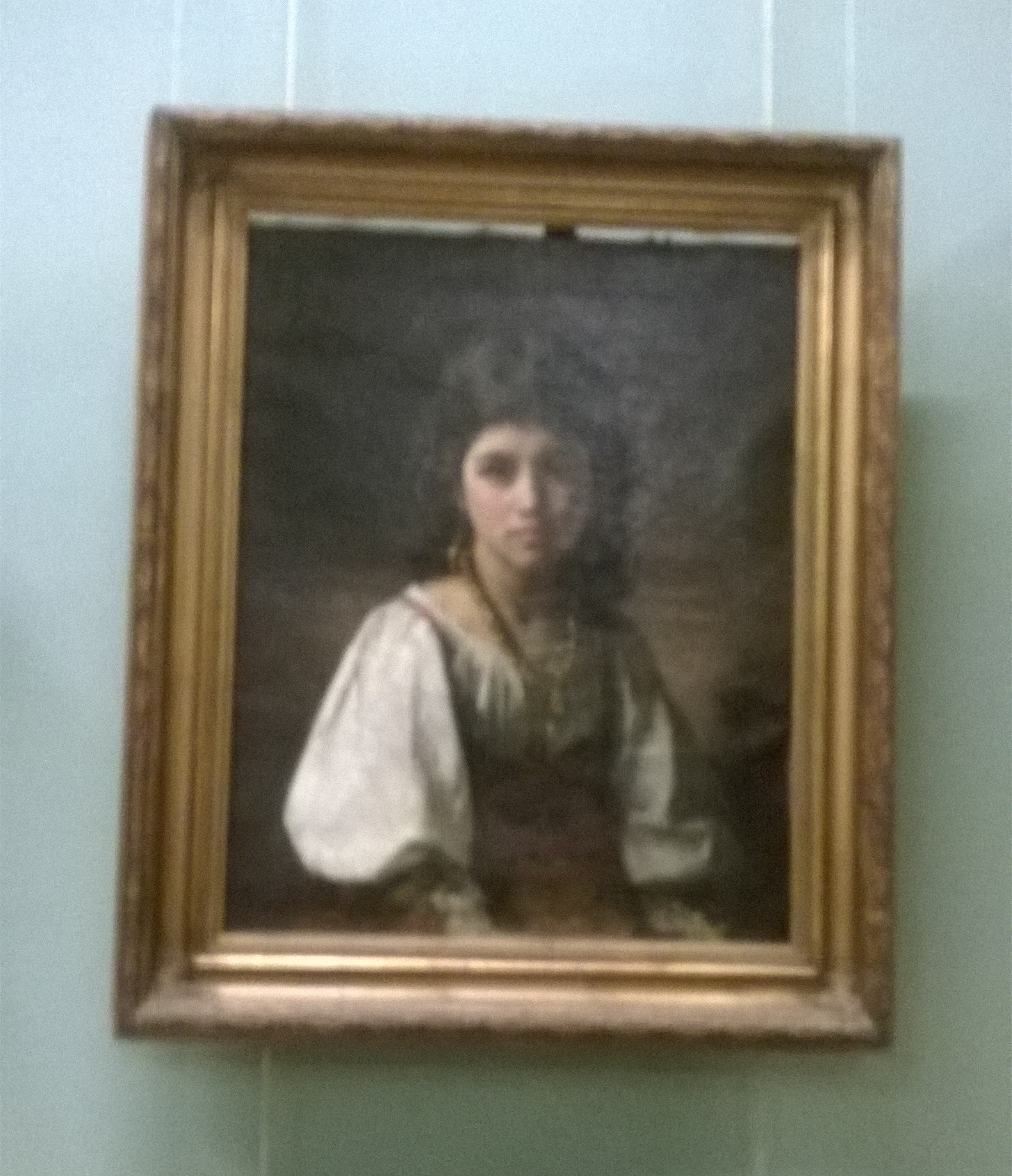 Портрет девочки-цыганки 1878. Холст, масло. - 2