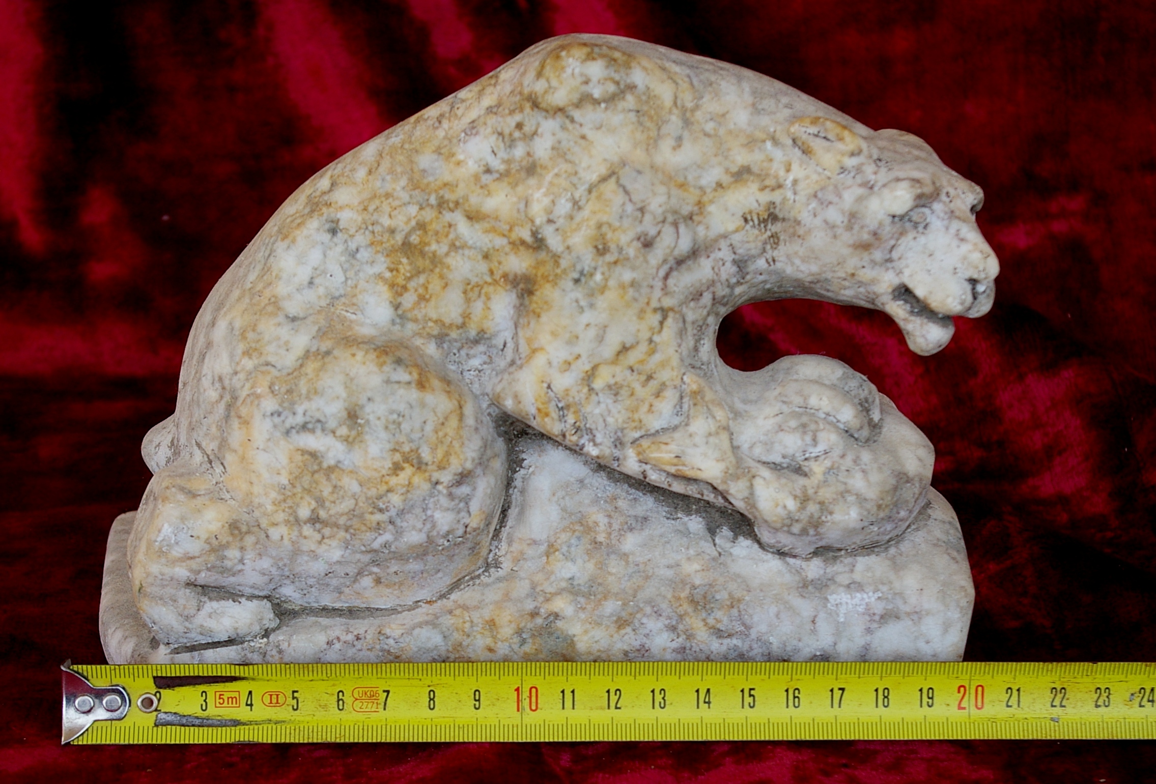 Скульптура Медведь, материал камень, высота 15 см., ширина 10 см., длина 20 см. - 6