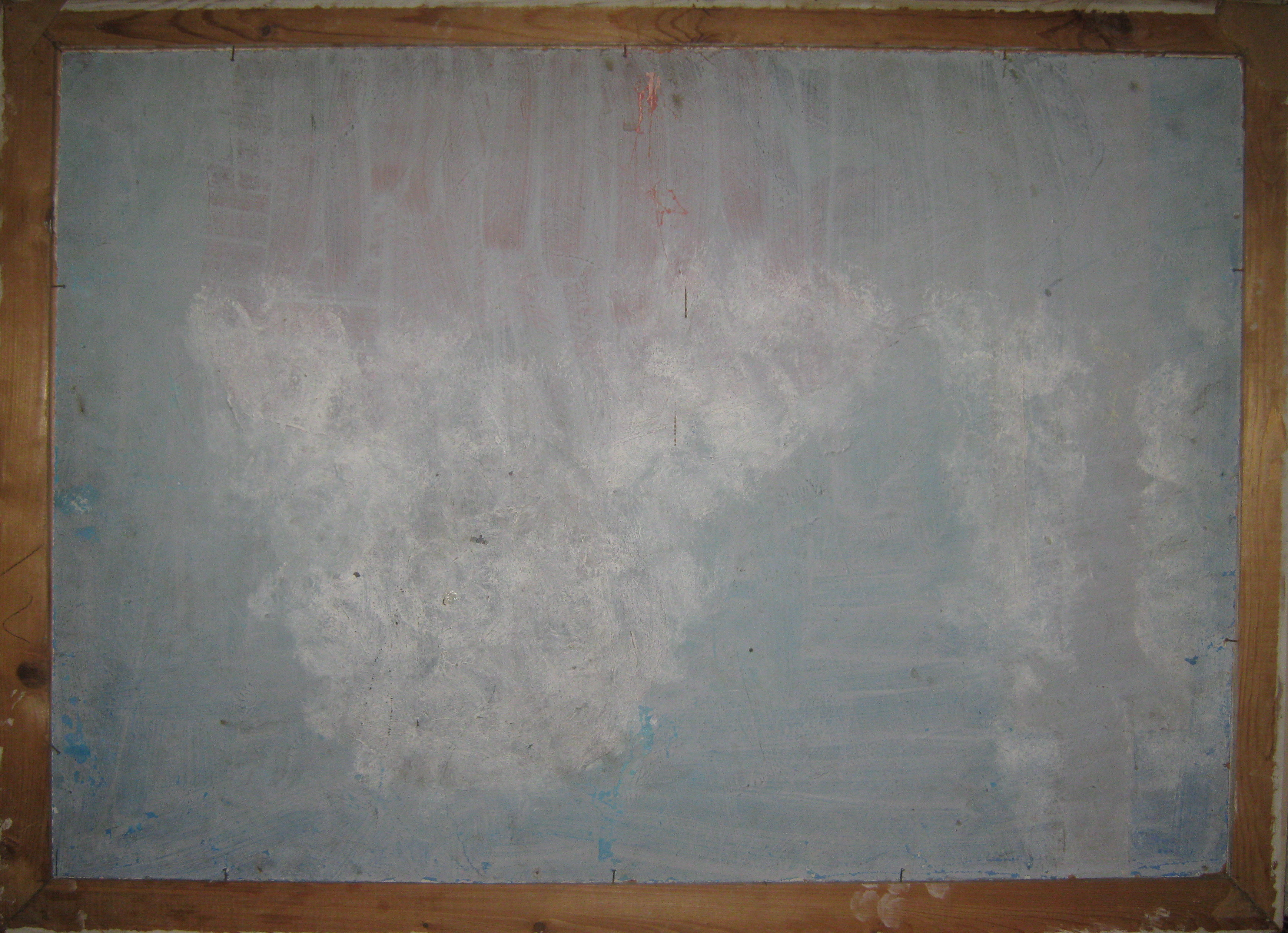 Шторм на море 80-56 см., картон, масло 1990  - 2