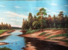 У реки 88-59 см., холст, масло 1959 