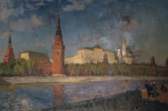 Москва Кремль 120-180 см., холст, масло 1953 