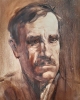 Портрет Александра Грина 38-31,5 см., бумага, акварель 1920-1930 