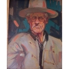 Портрет вуйка Мытра в шляпе 50-70 картон, масло